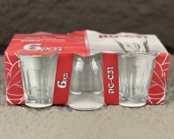 طقم كاسات شاي تقليدي 6 قطع حجم صغير موديل 202 صناعة مصرية طقم كاسات شاي تقليدي 6 قطع حجم صغير موديل 202 صناعة مصرية