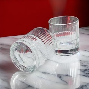 طقم كاسات عصير محزز 12 قطعة موديل EPEC-11W1