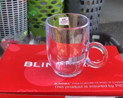 كاسات نسكافيه ، شاي اسطوانه طويل 6 قطع مع ايد مدور BLINKMAX