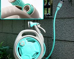 خرطوم مياه 15 متر مع قاعدة متعدد الوظائف DY637N