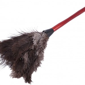 منفضه غبره مع عصا ريش نعام حجم طويل