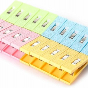 ملاقط غسيل بلاستيك 20 قطعة مستطيل كبس