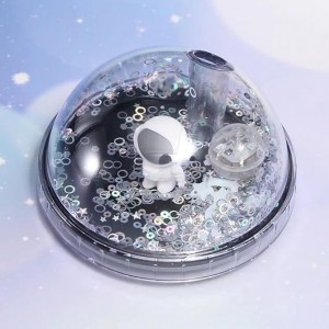 كاسة مطرة بلاسيتيك زجاج مكسر 500 مل رجل الفضاء