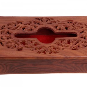 علبه / بكيت محارم خشب زان محفر 25.5 × 15 سم علبه / بكيت محارم خشب زان محفر 25.5 × 15 سم