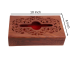 علبه / بكيت محارم خشب زان محفر 25.5 × 15 سم