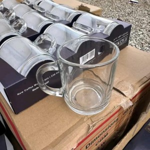 كاسات ماج ماغ شفاف مع يد 6 قطع