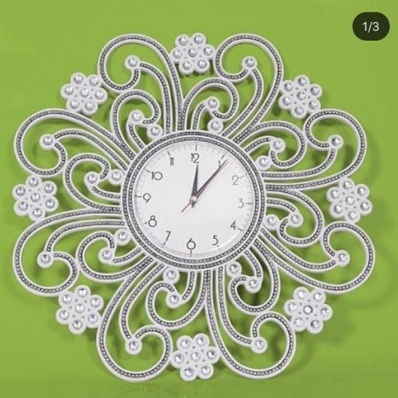 ساعة مدور منفوخ عظم حجم وسط 22-11 بني