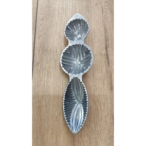 قالب معمول معدن فضي 3 اشكال