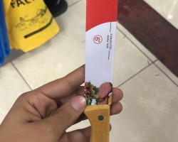 سكين لحوم New TouZun الثور مقبض خشبي سكين لحوم New TouZun الثور مقبض خشبي