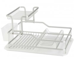 مشك صحون طابق ونص المنيوم ثقيل سلفر/سكني