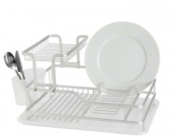 مشك صحون طابق ونص المنيوم ثقيل سلفر/سكني مشك صحون طابق ونص المنيوم ثقيل سلفر/سكني