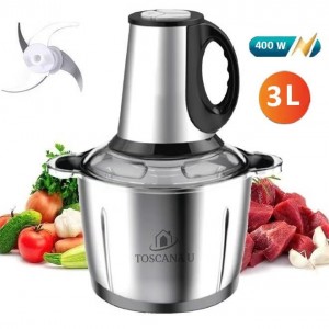 فرامة ملوخية وخضار ستانلس 5لتر  3 سرعات قدرة 600 واط kitchen expert