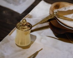 طقم /3 غلايات ذهبي قهوة ثقيل يد حديد مع غطاء طقم /3 غلايات ذهبي قهوة ثقيل يد حديد مع غطاء