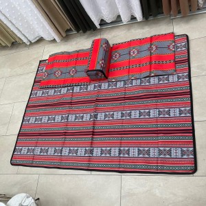 طقم مجلس بدوي مقعدين + جمل مع حشوات مقاس 170 × 55