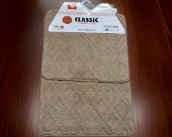  دعسة حمام قطعتين 50 × 80 CLASSIC HAVANA  سادة نافر 