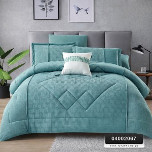 لحاف مجوز شتوي كلير  7 قطع محفر ليزر مربعات CLEAR