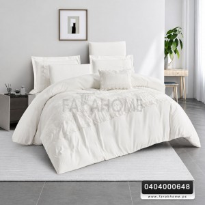 لحاف مجوز صيفي ليلى 7قطع مطرز دانتيل Lilay