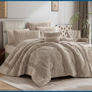 لحاف شتوي مجوز نافر شراشيب ليال 7 قطع بابلز فرو ارنب layal لحاف شتوي مجوز نافر شراشيب ليال 7 قطع بابلز فرو ارنب layal