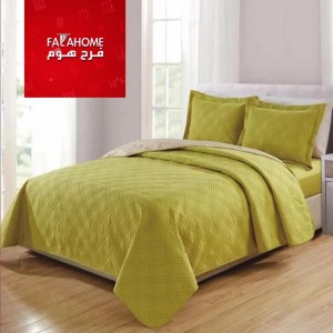 شرشف جوبلن مجوز سادة دبل فيس دروبس 4 قطع كينج شرشف جوبلن مجوز سادة دبل فيس دروبس 4 قطع كينج