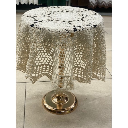 شرشف كورنر تطريز  90*90 صنارة مكرميه
