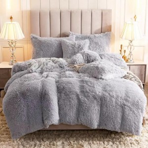 لحاف مجوز شعر نافر 6قطع كينج سايز