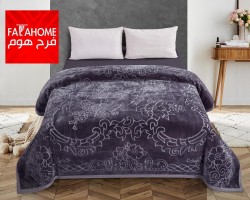 حرام مجوز سادة 200 × 220 طبقتين راشيل حفر ليزر 4 كيلو شتوي روبنسون
