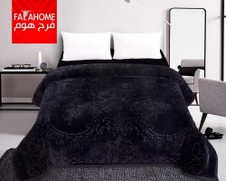 حرام مجوز سادة 200 × 220 طبقتين راشيل حفر ليزر 4 كيلو شتوي روبنسون