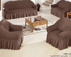 وجه طقم كنب 7 مقاعد لايكرا فقاقيع 3-2-1-1 تركي