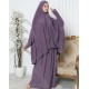 اسدال - طقم صلاه سادة لايكرا مع كم اسدال - طقم صلاه سادة لايكرا مع كم