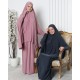 اسدال - طقم صلاه سادة لايكرا مع كم اسدال - طقم صلاه سادة لايكرا مع كم
