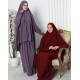 اسدال - طقم صلاه سادة لايكرا مع كم اسدال - طقم صلاه سادة لايكرا مع كم