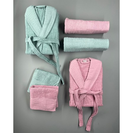 طقم برنص حمام دبل 6 قطع MINI MOON طقم برنص حمام دبل 6 قطع MINI MOON