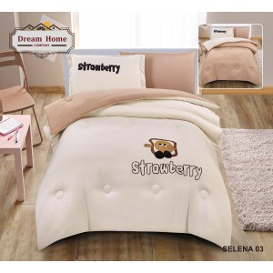 لحاف سيلينا SELENA مفرد صيفي دبل فيس 4 قطع دريم
