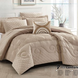 لحاف جيليان صيفي نافر بصمة 7 قطع روبنسون JAILAN لحاف جيليان صيفي نافر بصمة 7 قطع روبنسون JAILAN