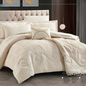 لحاف جيليان صيفي نافر بصمة 7 قطع روبنسون JAILAN لحاف جيليان صيفي نافر بصمة 7 قطع روبنسون JAILAN