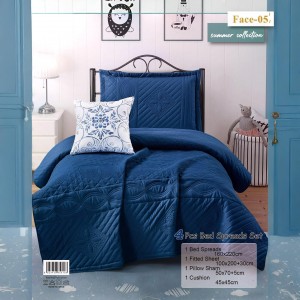 شرشف جوبلن مفرد 4 قطع سادة فيس Face