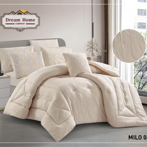 لحاف ميلو MILO مجوز صيفي مطرز 6 قطع كينج سايز لحاف ميلو MILO مجوز صيفي مطرز 6 قطع كينج سايز