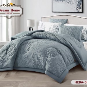 لحاف هبة HEBA مجوز صيفي مطرز 6 قطع دريم لحاف هبة HEBA مجوز صيفي مطرز 6 قطع دريم