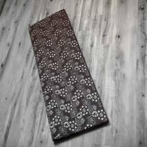 مخمل لورا مقصب بني وجه خارجي لفرشة اسفنج ارضية مقاس 175 × 76 سم