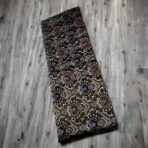 مخمل ثقيل بني بيج ملكة وجه خارجي لفرشة اسفنج ارضية مقاس 175 × 76 سم