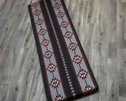 بدوي / فلاحي تركي غامق وجه خارجي لفرشة اسفنج ارضية مقاس 175 × 76 سم