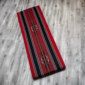 بدوي / فلاحي احمر اردني وجه خارجي لفرشة اسفنج ارضية مقاس 175 × 76 سم