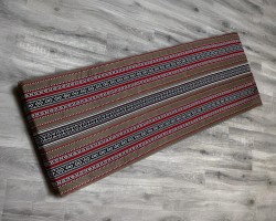 بدوي / فلاحي بني وجه خارجي لفرشة اسفنج ارضية مقاس 175 × 76 سم