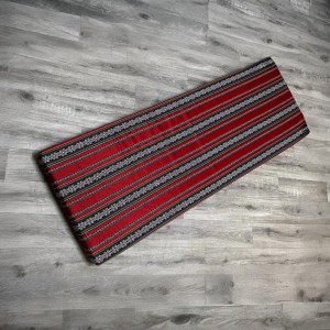 بدوي / فلاحي احمر بدوي وجه خارجي لفرشة اسفنج ارضية مقاس 175 × 76 سم