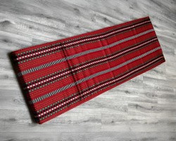 بدوي / فلاحي احمر وجه خارجي لفرشة اسفنج ارضية مقاس 175 × 76 سم