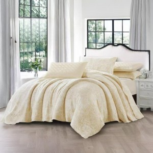 طقم شرشف تخت جوبلن مجوز 6 قطع صيفي دبل فيس لبنى LUBNA