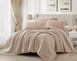 طقم شرشف تخت جوبلن مجوز 6 قطع صيفي دبل فيس لبنى LUBNA