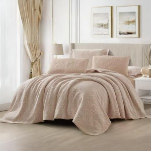 طقم شرشف تخت جوبلن مجوز 6 قطع صيفي دبل فيس لبنى LUBNA