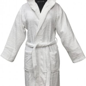 برنص / روب حمام فرادي قطن مصري ثقيل - قطن اند مور 