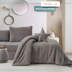 لحاف مفرد ونص شتوي فيولا 5 قطع محزز زكزاك viola